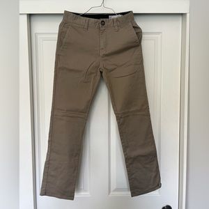 Volcom Frickin’ Boys- Khaki Size 27 (14)